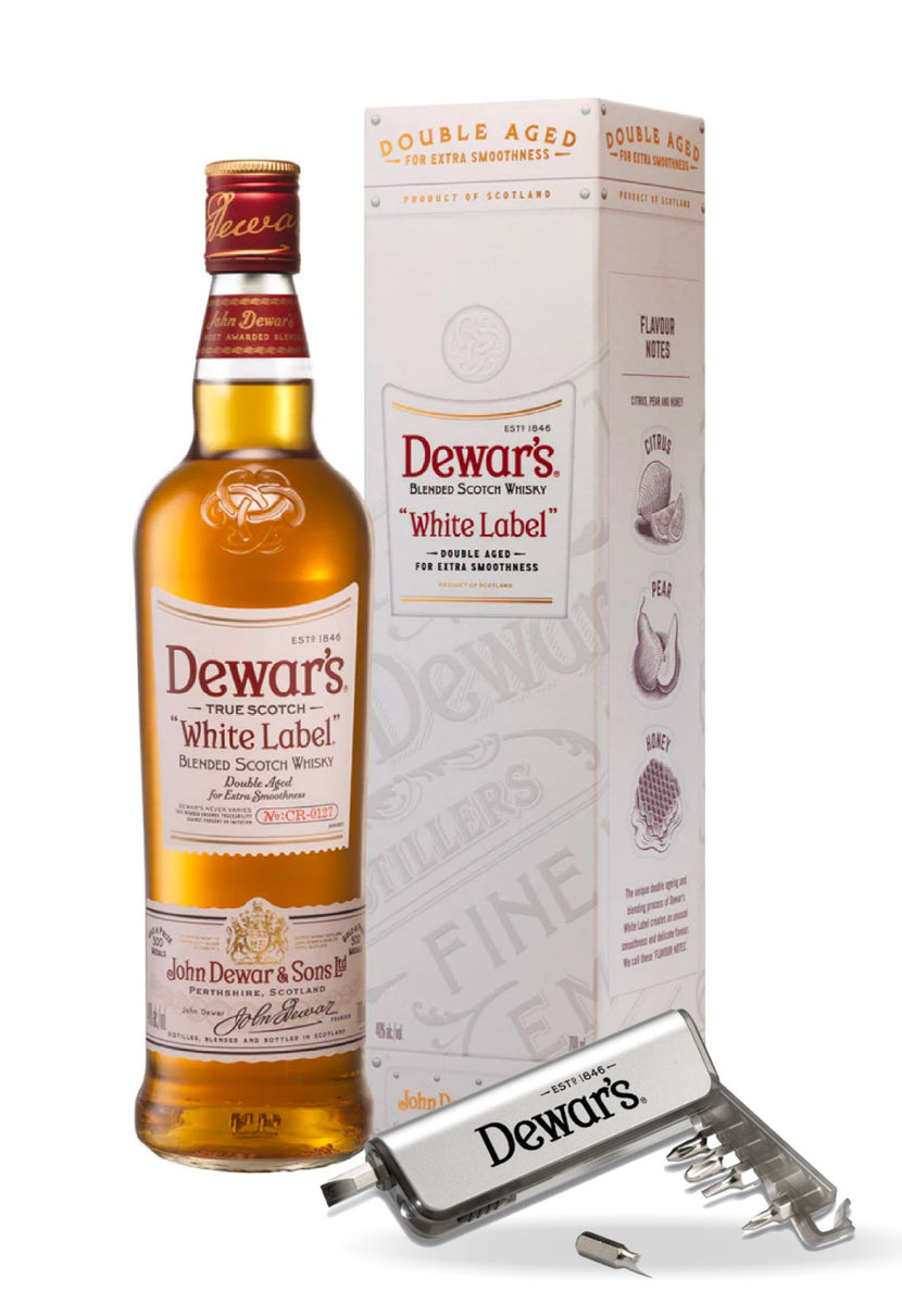 Dewars True Scotch White Label Whisky 70cl + Free Gift – TheStoreMalta