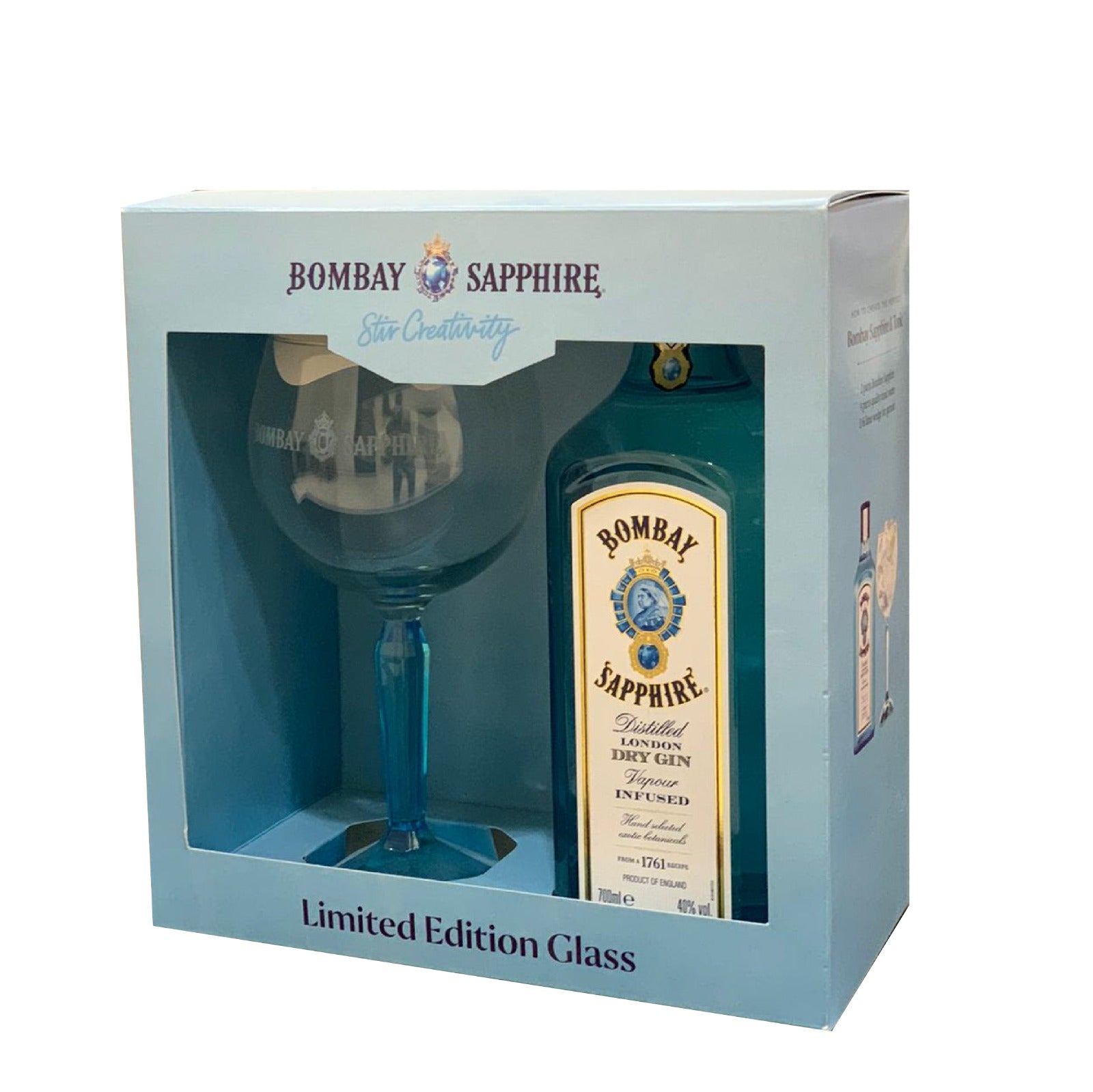 Bombay Sapphire Gin 70 Cl & Free Glass