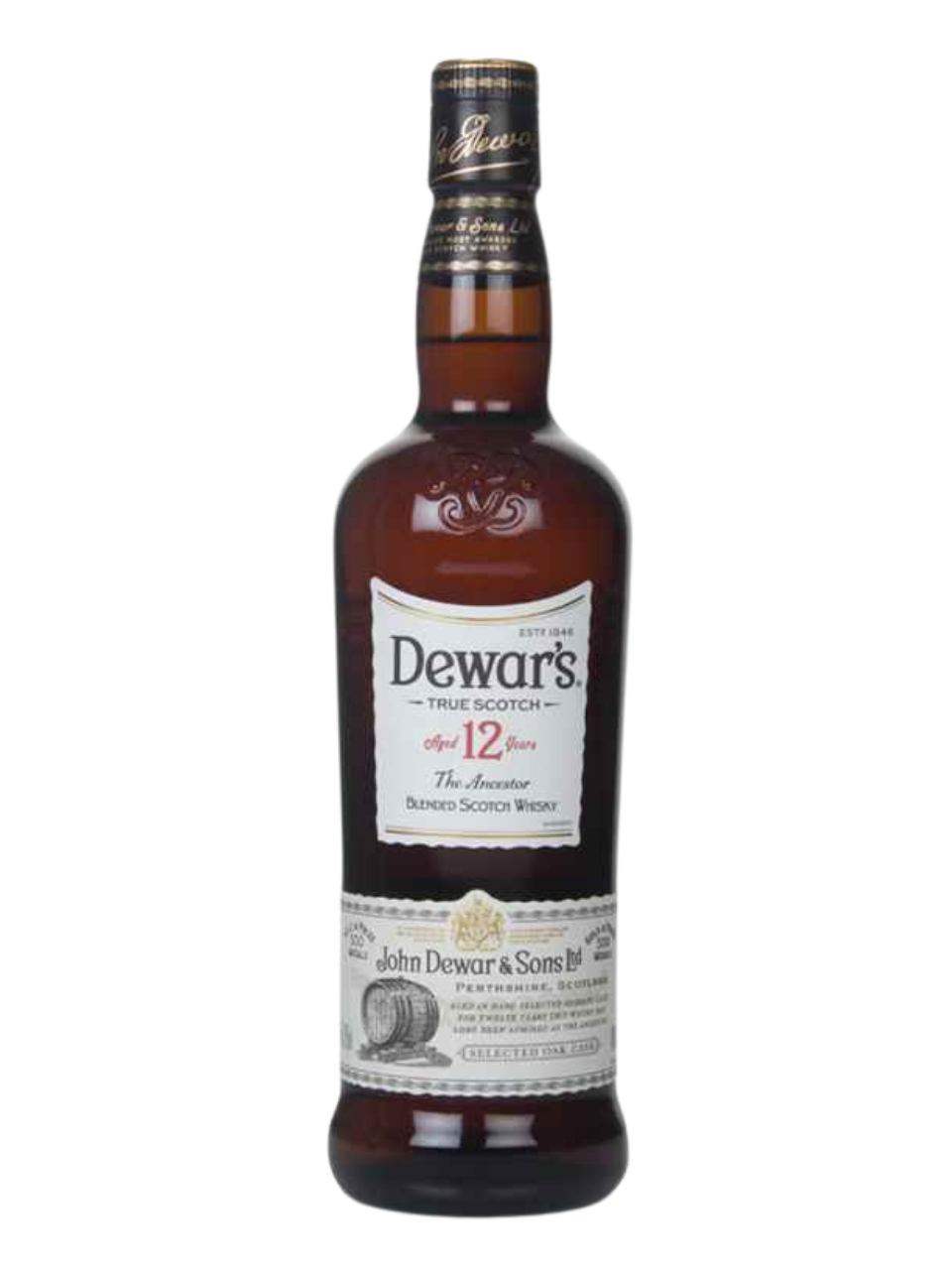 Dewars True Scotch 12 YO Whisky 70cl